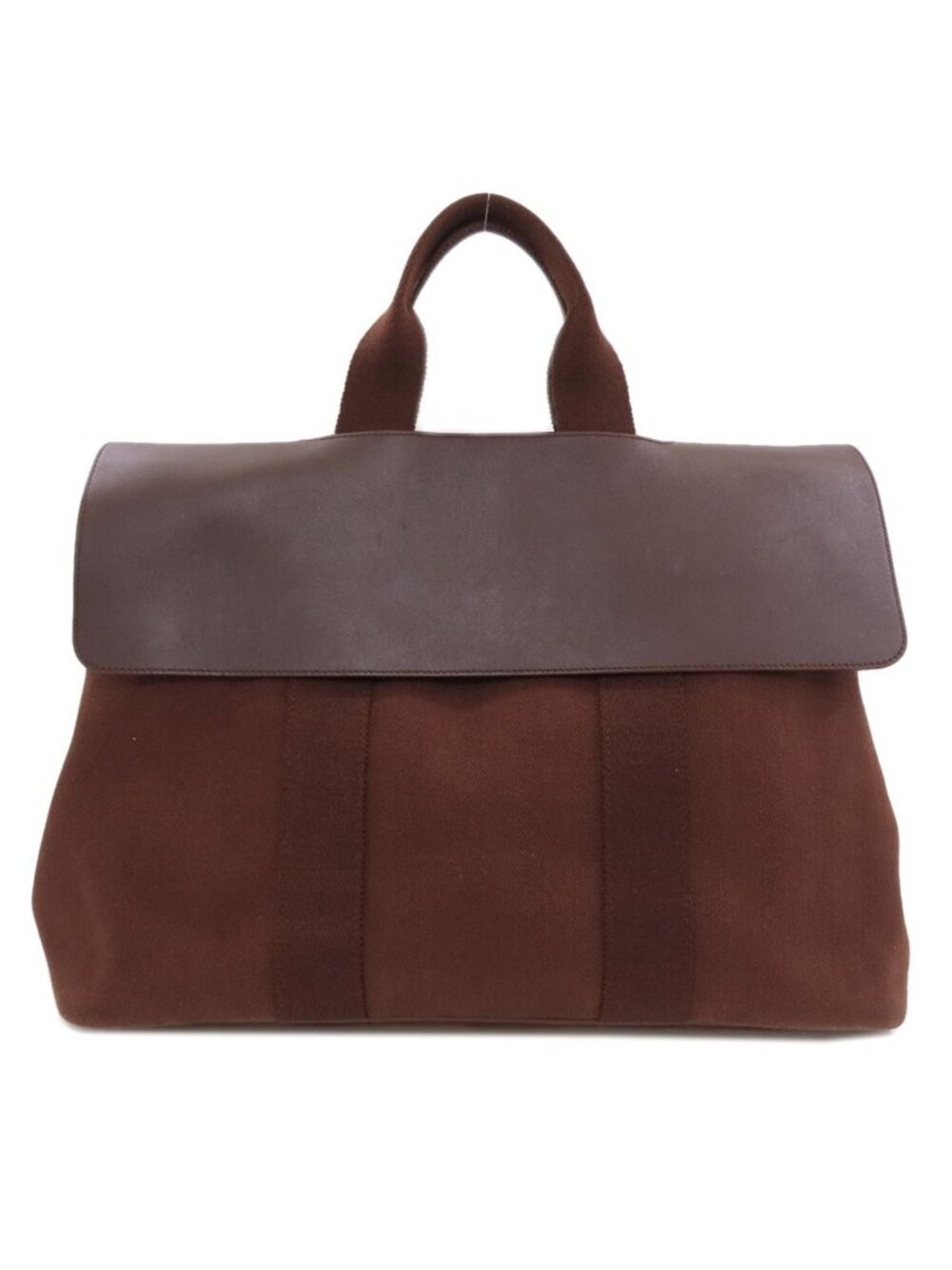 Hermes Valparaiso MM Tote Bag Toile Chevron